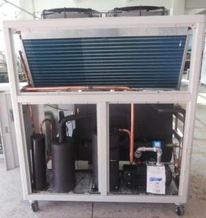 R404A Copeland Compressor Low Temperature Chiller -10C Outlet