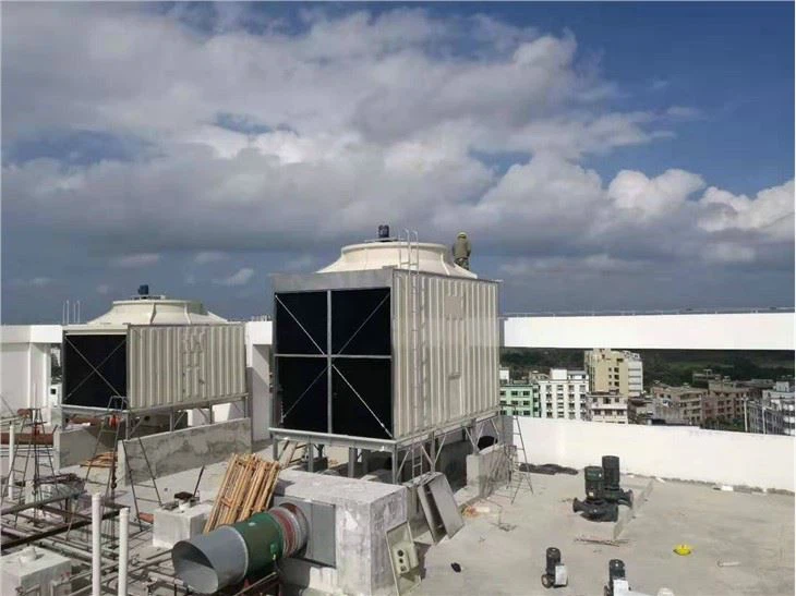 300T Cross Flow Square Cooling Tower